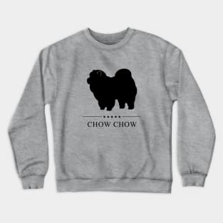 Chow Chow Black Silhouette Crewneck Sweatshirt